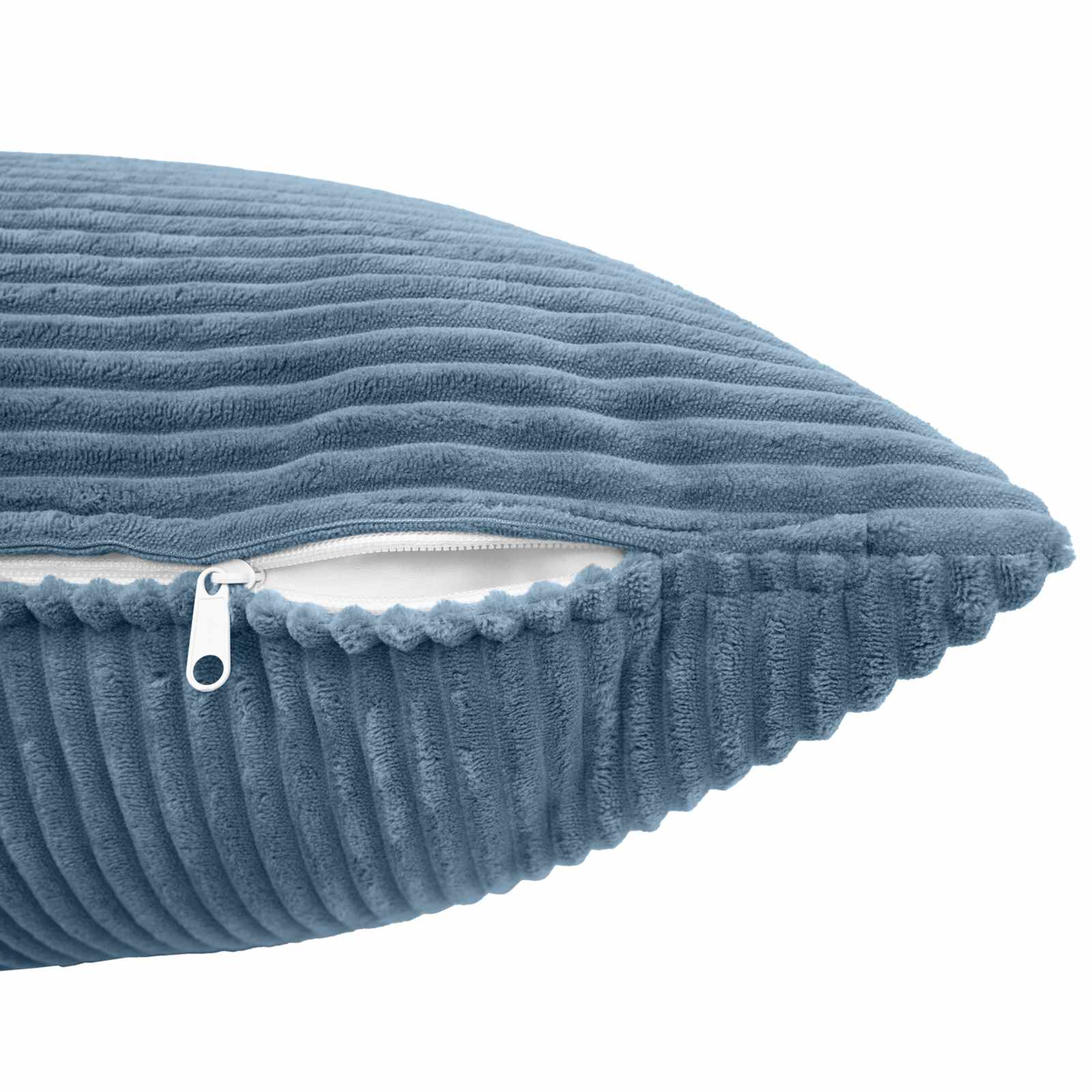 vidaXL Cushion Cover 6 pcs ALMELO Blue 65 x 65 cm Corduroy 5