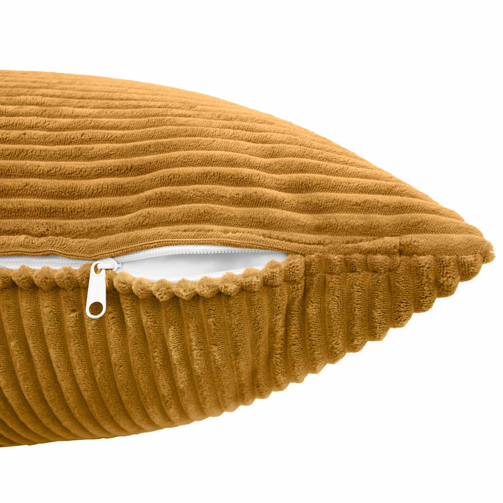 vidaXL Cushion Cover 6 pcs ALMELO Yellow 65 x 65 cm Corduroy 5
