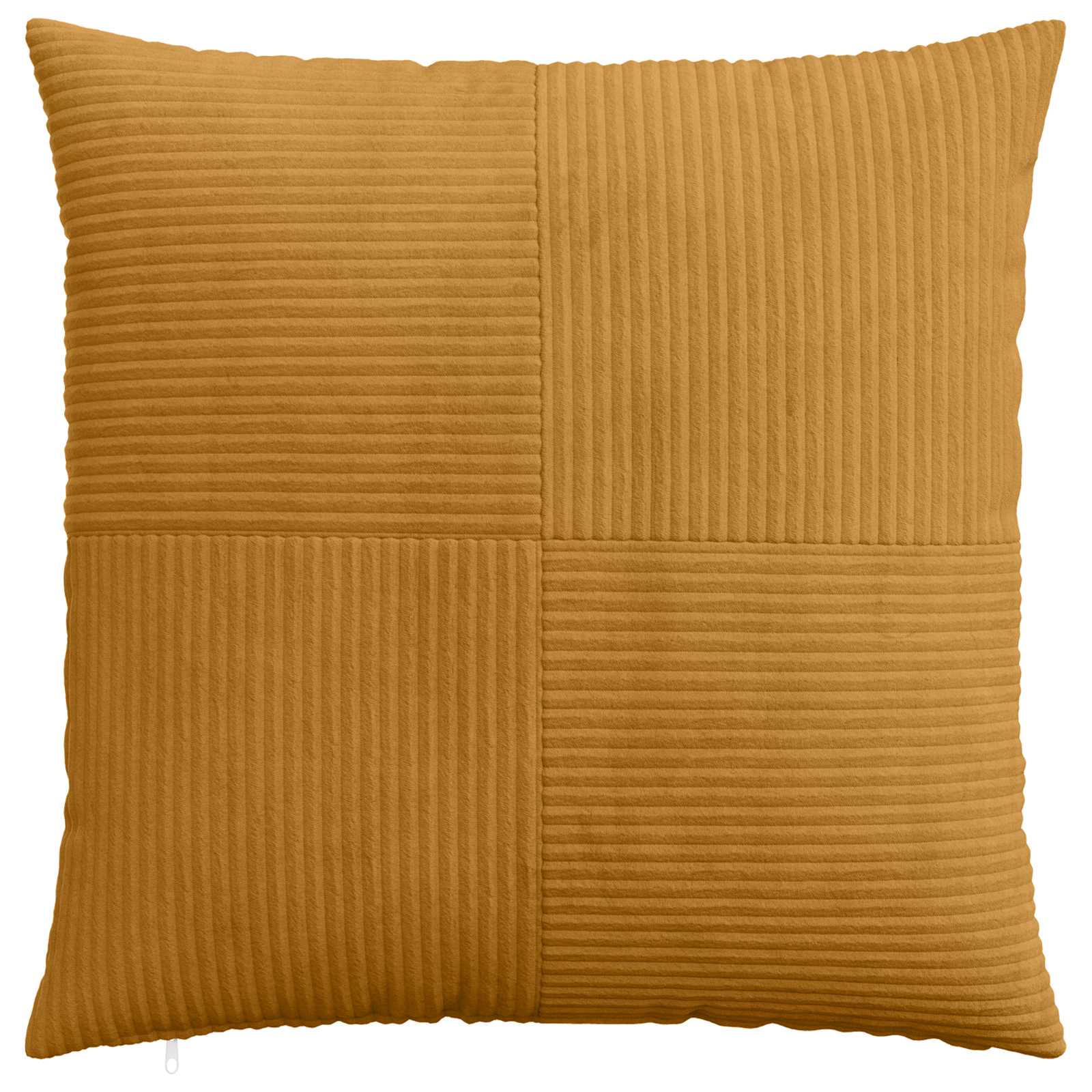 vidaXL Cushion Cover 6 pcs ALMELO Yellow 65 x 65 cm Corduroy 2
