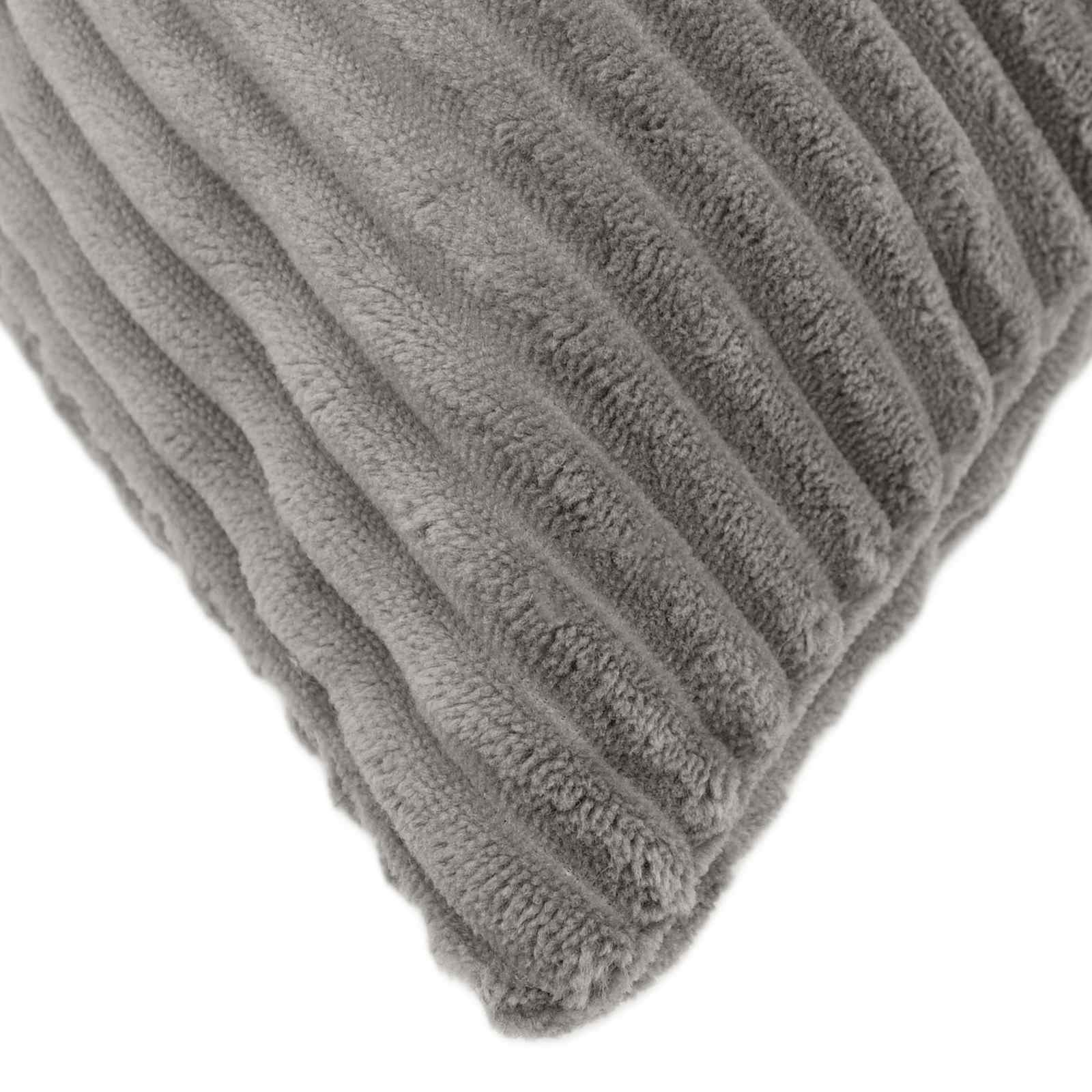 vidaXL Cushion Cover 6 pcs ALMELO Light Grey 70 x 70 cm Corduroy 4