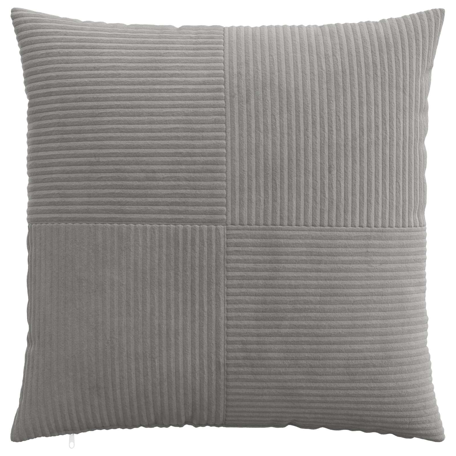 vidaXL Cushion Cover 6 pcs ALMELO Light Grey 70 x 70 cm Corduroy 2