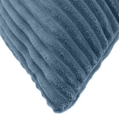 vidaXL Cushion Cover 6 pcs ALMELO Blue 70 x 70 cm Corduroy 4