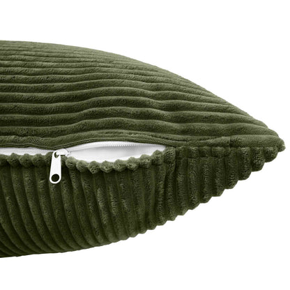vidaXL Cushion Cover 6 pcs ALMELO Green 70 x 70 cm Corduroy 5