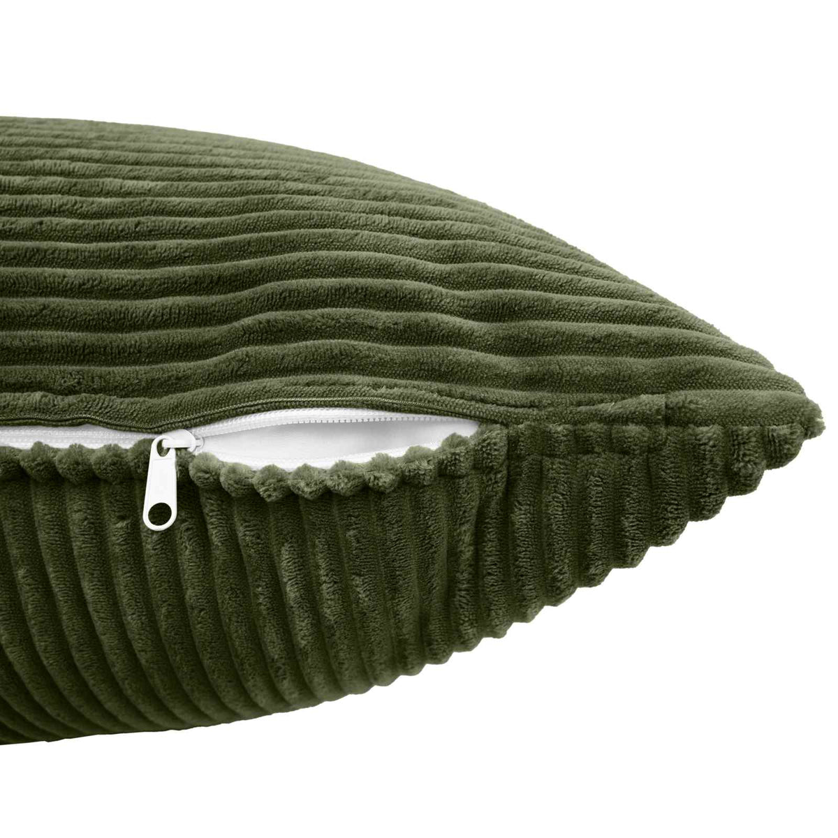 vidaXL Cushion Cover 6 pcs ALMELO Green 80 x 80 cm Corduroy 6