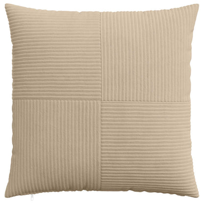 vidaXL Cushion Cover 6 pcs ALMELO Taupe 80 x 80 cm Corduroy 3