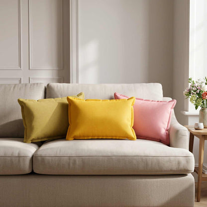 Cushion Pillow HOUTEN Faux Linen