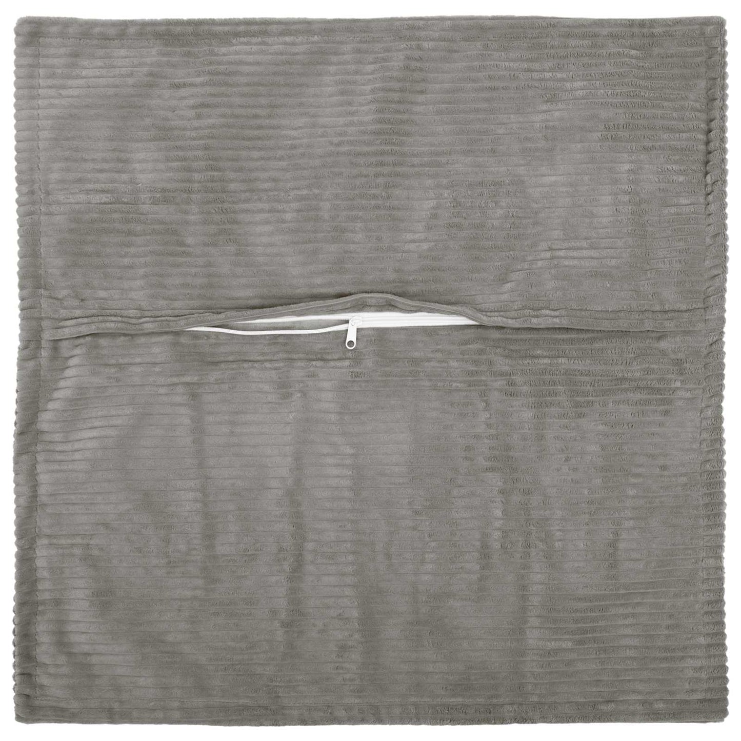 vidaXL Cushion Cover 12 pcs HOUTEN Light Grey 40 x 40 cm Corduroy 3