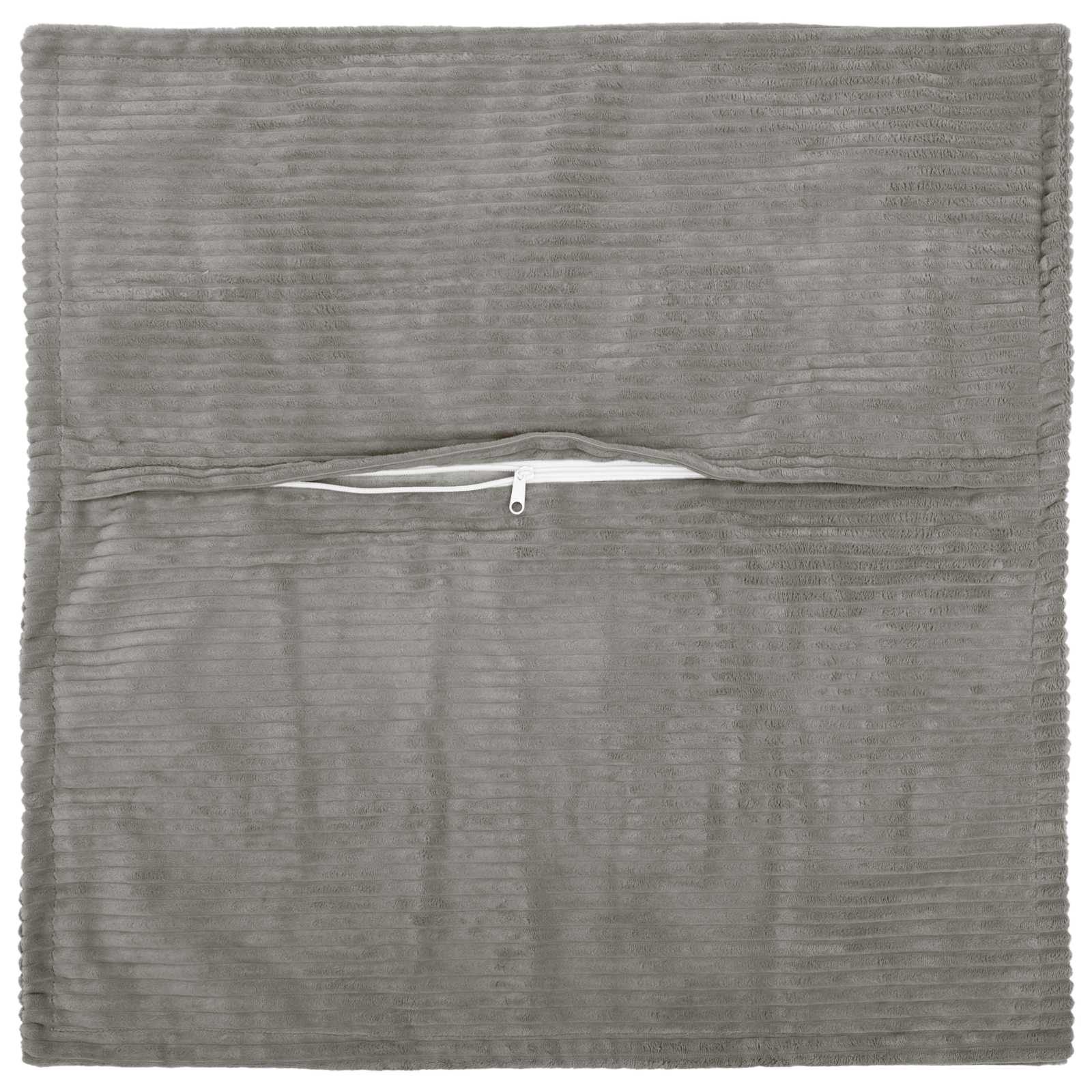 vidaXL Cushion Cover 12 pcs HOUTEN Light Grey 40 x 40 cm Corduroy 3