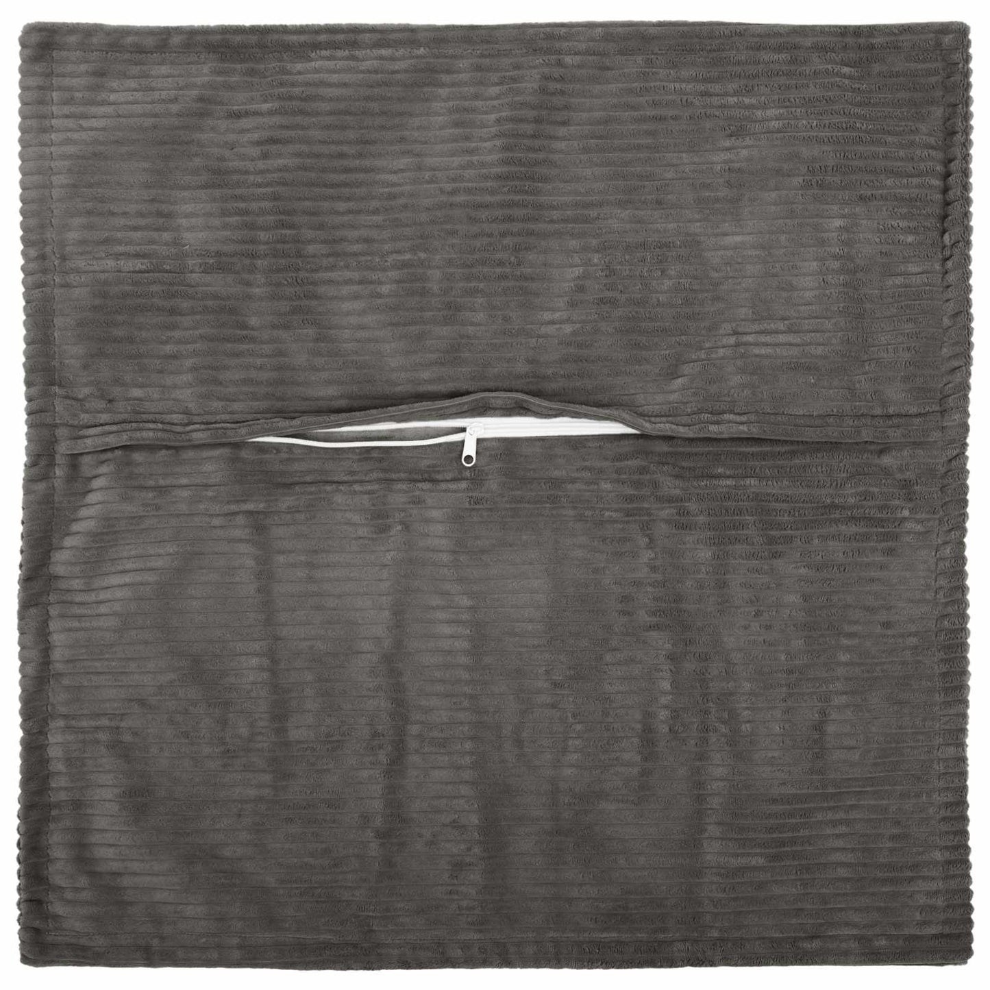 vidaXL Cushion Cover 12 pcs HOUTEN Dark Grey 40 x 40 cm Corduroy 3