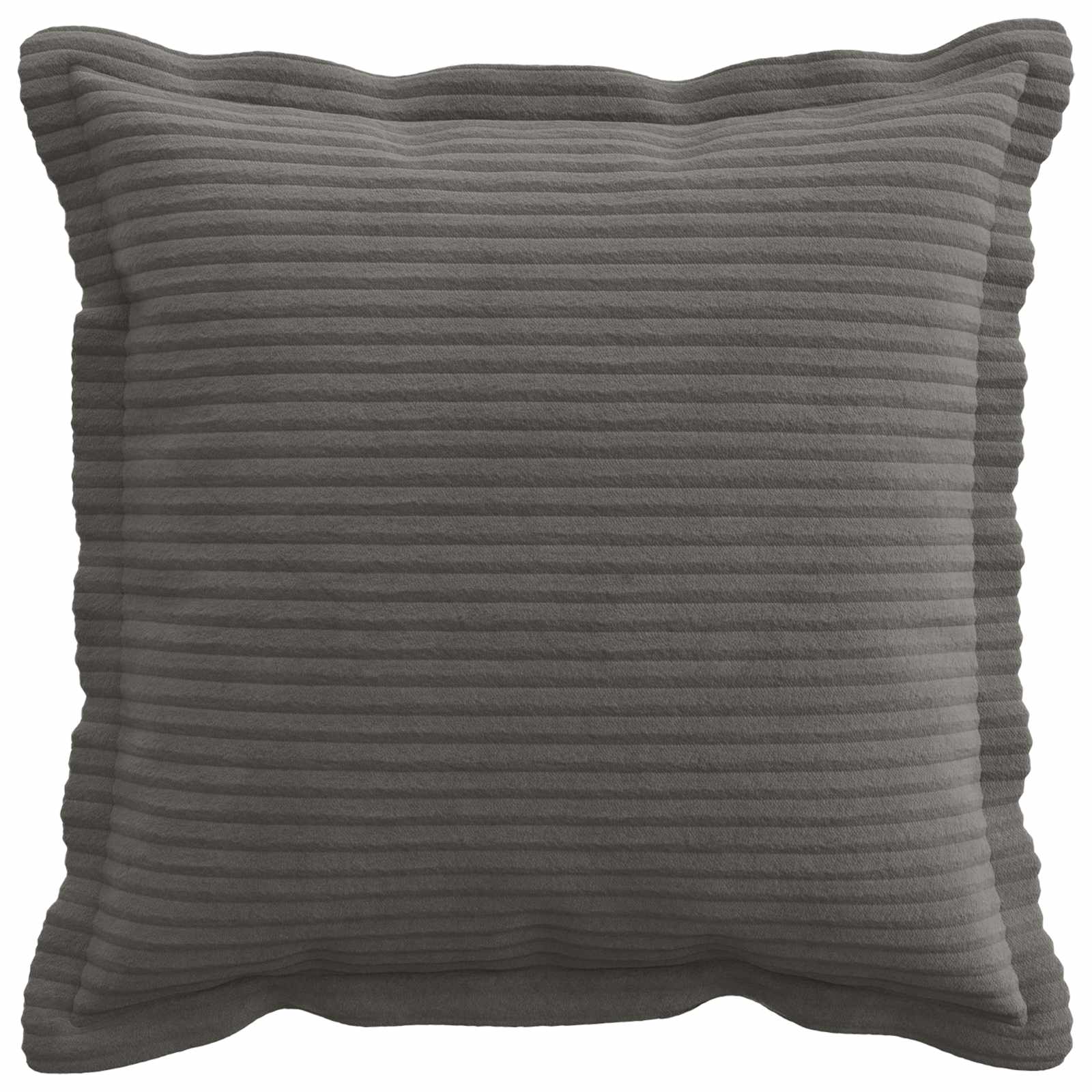 vidaXL Cushion Cover 12 pcs HOUTEN Dark Grey 40 x 40 cm Corduroy 2