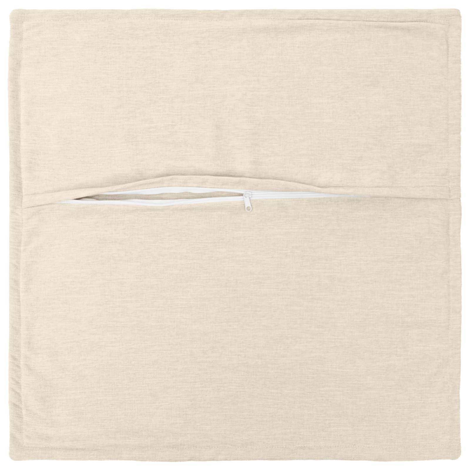 vidaXL Cushion Cover 12 pcs HOUTEN Cream 40 x 40 cm Chenille Fabric 4