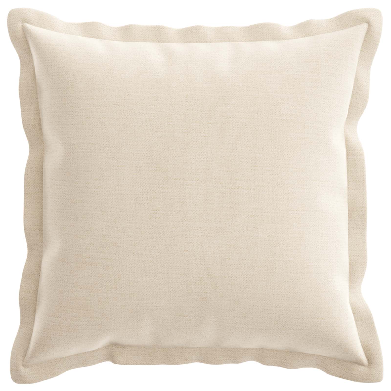 vidaXL Cushion Cover 12 pcs HOUTEN Cream 40 x 40 cm Chenille Fabric 3
