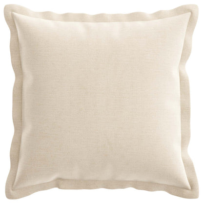 vidaXL Cushion Cover 12 pcs HOUTEN Cream 40 x 40 cm Chenille Fabric 3