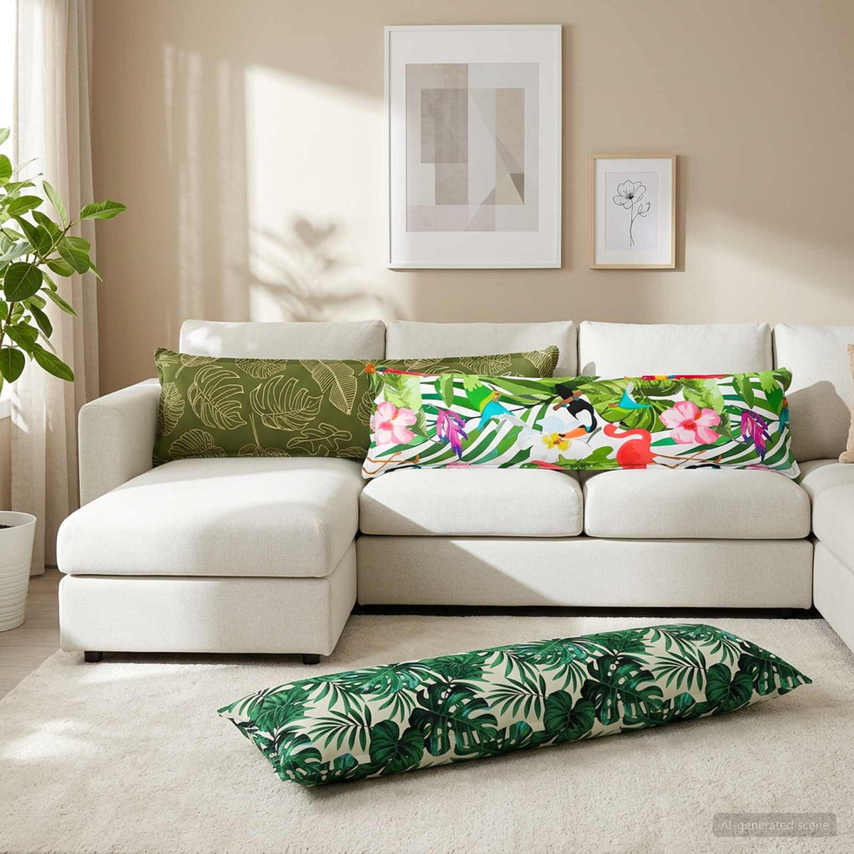 Cushion Pillow HOUTEN Polyester