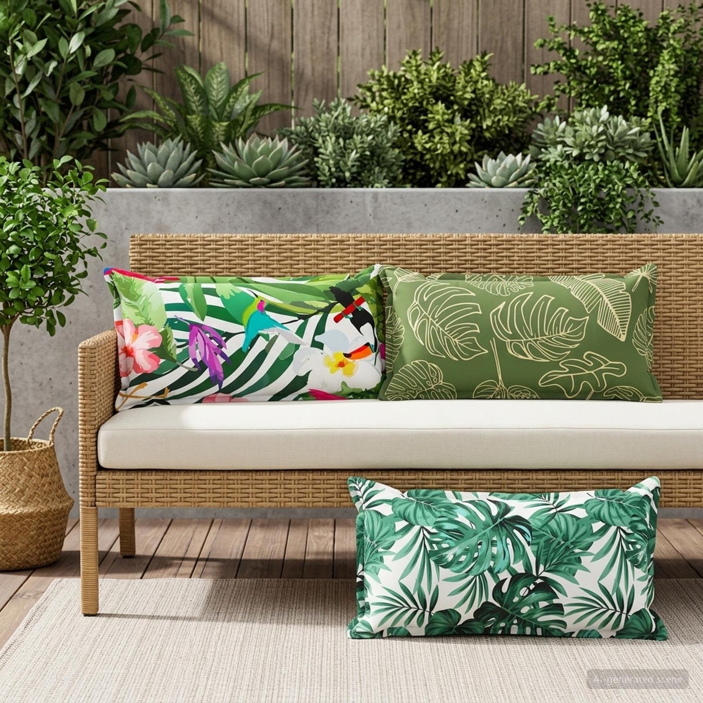 vidaXL Cushion Cover 12 pcs HOUTEN Multicolour 40 x 80 cm Polyester 3