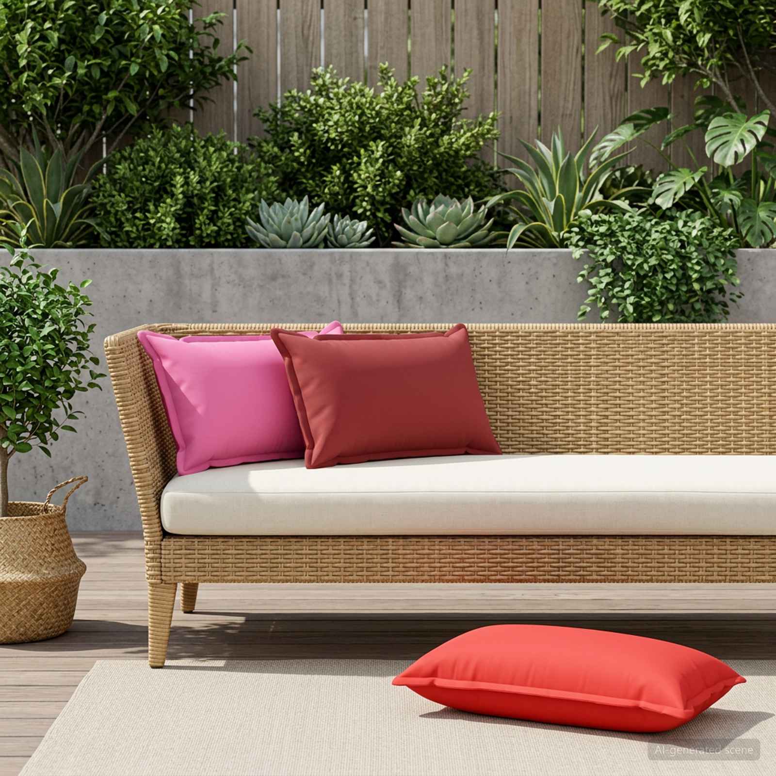 vidaXL Cushion Cover 12 pcs HOUTEN Pink 40 x 80 cm Polyester 3