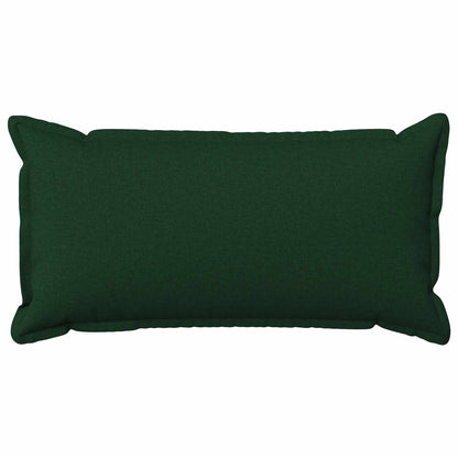 Cushion Cover 12 pcs HOUTEN Dark Green Faux Linen