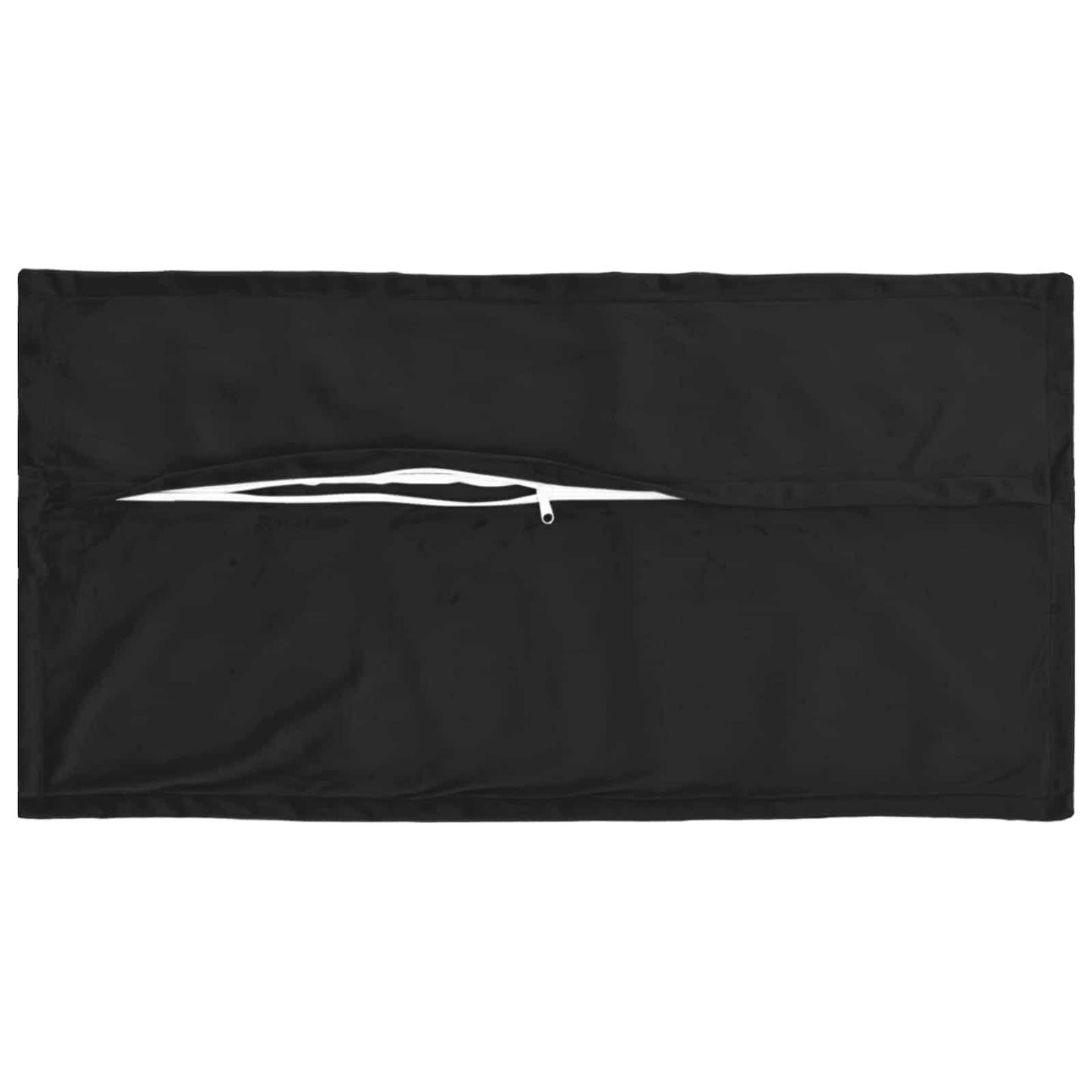 vidaXL Cushion Cover 12 pcs HOUTEN Black 40 x 80 cm Velvet 4