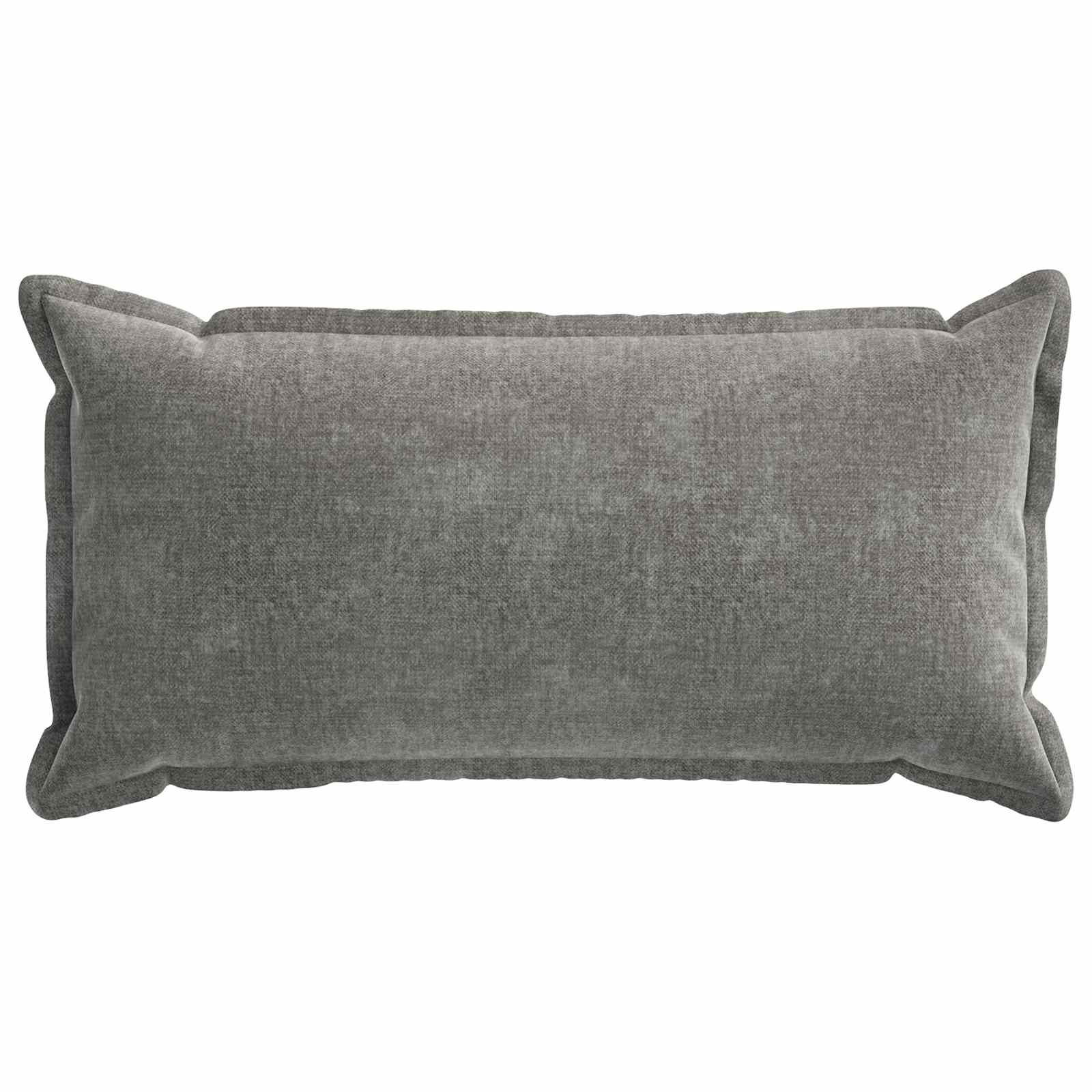 vidaXL Cushion Cover 6 pcs HOUTEN Dark Grey 40 x 80 cm Chenille Fabric 3