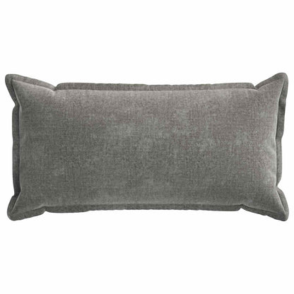 vidaXL Cushion Cover 6 pcs HOUTEN Dark Grey 40 x 80 cm Chenille Fabric 3