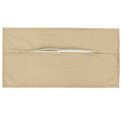 vidaXL Cushion Cover 12 pcs HOUTEN Beige 40 x 80 cm Polyester 5