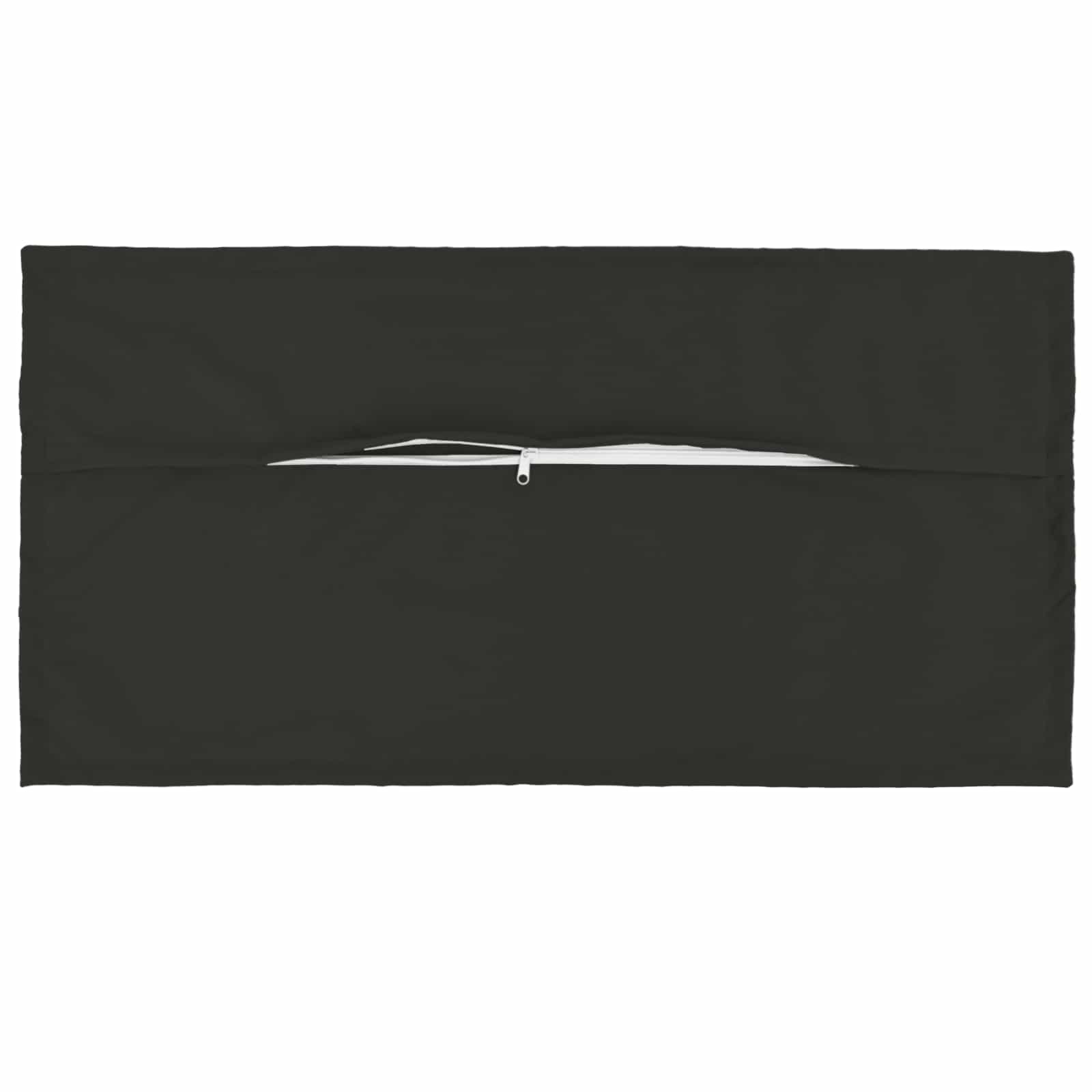 vidaXL Cushion Cover 12 pcs HOUTEN Black 40 x 80 cm Polyester 5