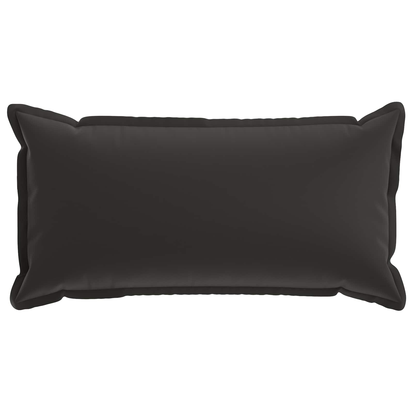 vidaXL Cushion Cover 12 pcs HOUTEN Black 40 x 80 cm Polyester 4