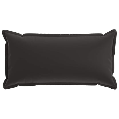vidaXL Cushion Cover 12 pcs HOUTEN Black 40 x 80 cm Polyester 4