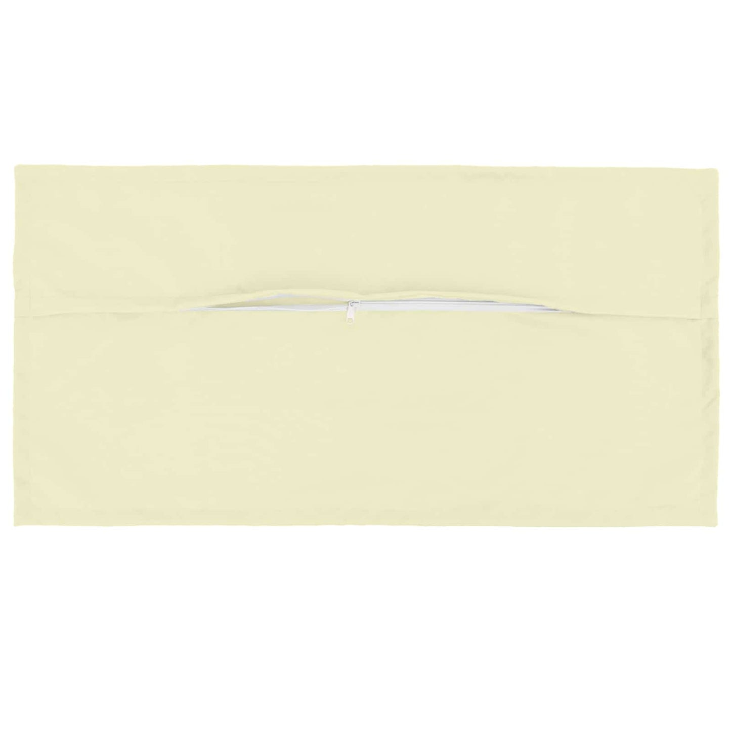 vidaXL Cushion Cover 12 pcs HOUTEN Cream 40 x 80 cm Polyester 5