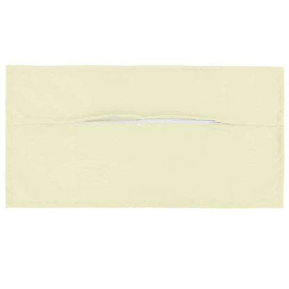 vidaXL Cushion Cover 12 pcs HOUTEN Cream 40 x 80 cm Polyester 5