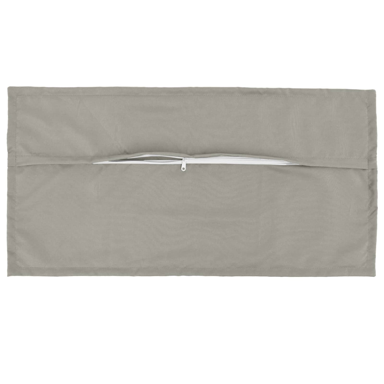 vidaXL Cushion Cover 12 pcs HOUTEN Grey 40 x 80 cm Polyester 5