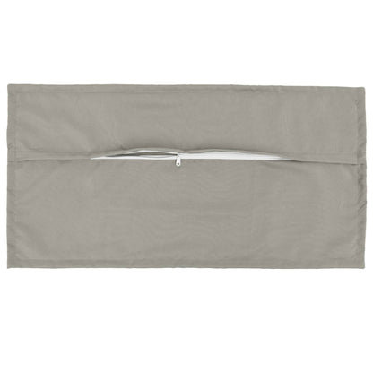 vidaXL Cushion Cover 12 pcs HOUTEN Grey 40 x 80 cm Polyester 5
