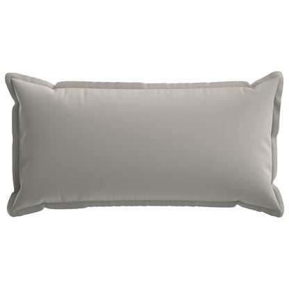 vidaXL Cushion Cover 12 pcs HOUTEN Grey 40 x 80 cm Polyester 4