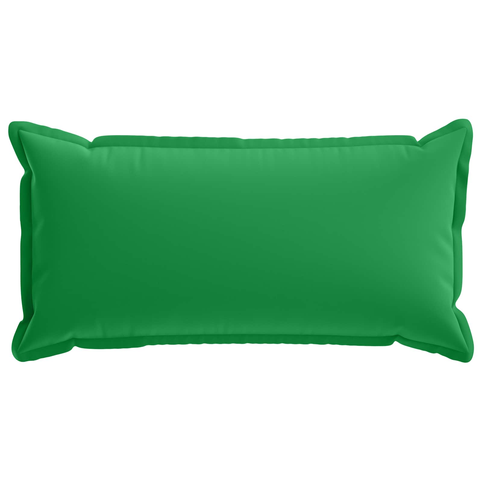 vidaXL Cushion Cover 12 pcs HOUTEN Green 40 x 80 cm Polyester 4