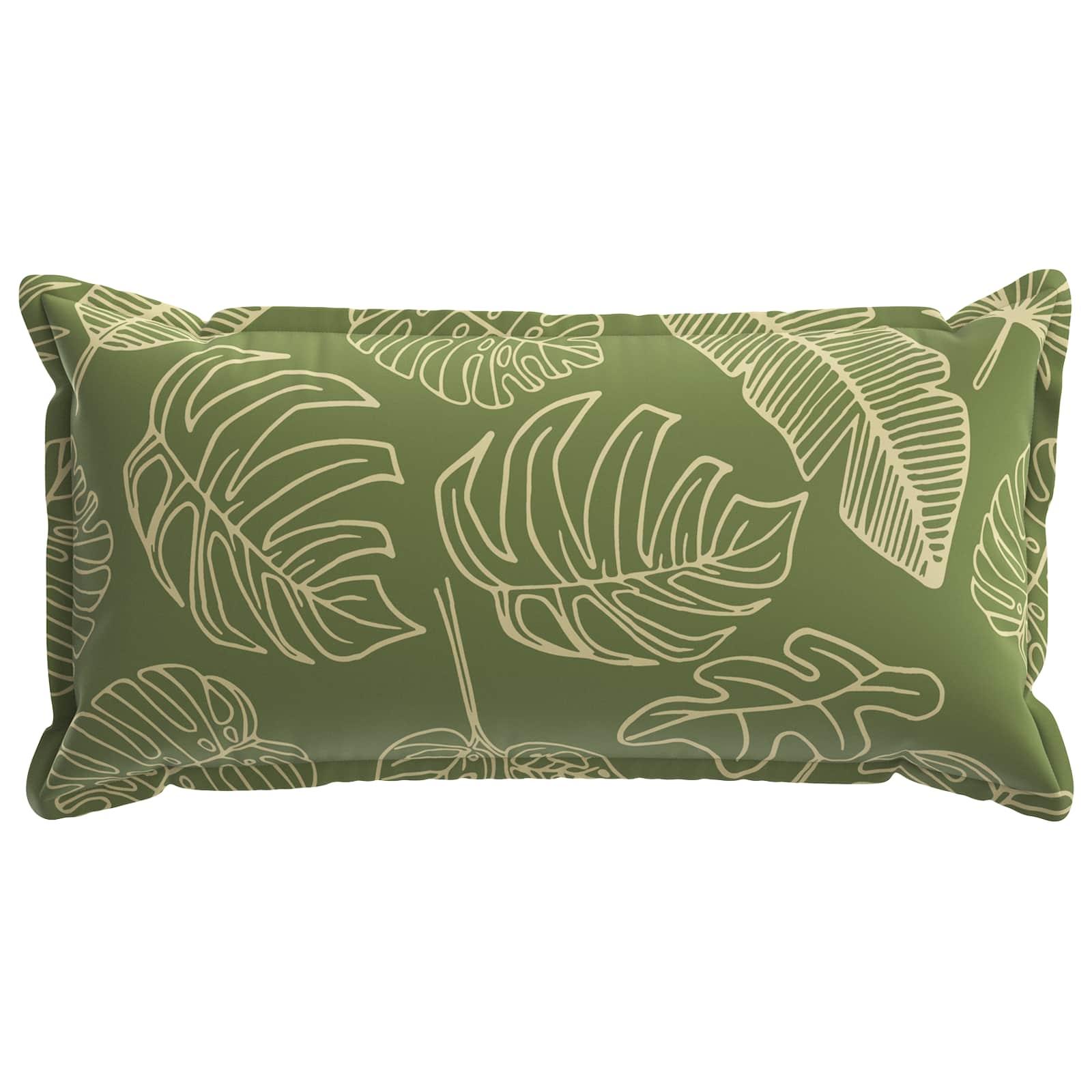 vidaXL Cushion Cover 12 pcs HOUTEN Leaf Design 40 x 80 cm Polyester 4