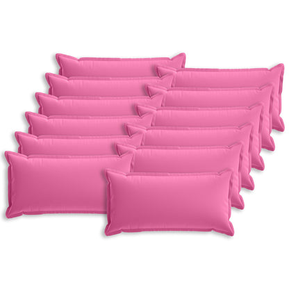 vidaXL Cushion Cover 12 pcs HOUTEN Pink 40 x 80 cm Polyester 2