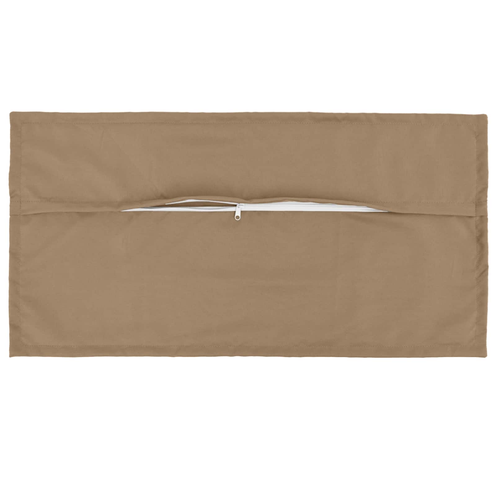 vidaXL Cushion Cover 12 pcs HOUTEN Taupe 40 x 80 cm Polyester 5