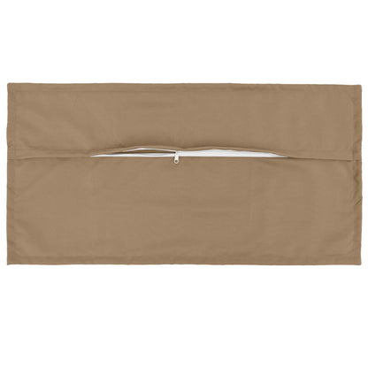vidaXL Cushion Cover 12 pcs HOUTEN Taupe 40 x 80 cm Polyester 5
