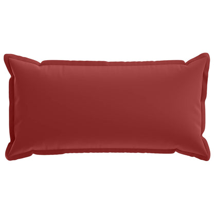 vidaXL Cushion Cover 12 pcs HOUTEN Wine Red 40 x 80 cm Polyester 4