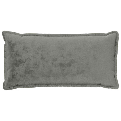 vidaXL Cushion Cover 12 pcs HOUTEN Dark Grey 40 x 80 cm Flannel 3