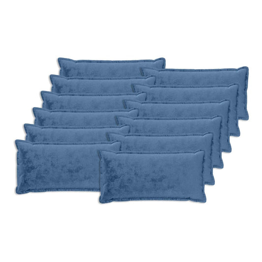 vidaXL Cushion Cover 12 pcs HOUTEN Light Blue 40 x 80 cm Flannel 2