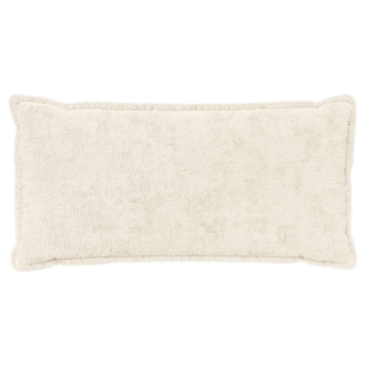Cushion Cover 12 pcs HOUTEN White Faux Rabbit Fur