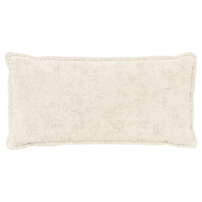 Cushion Cover 12 pcs HOUTEN White Faux Rabbit Fur