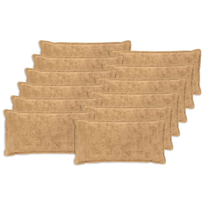 Cushion Cover 12 pcs HOUTEN Taupe Faux Rabbit Fur
