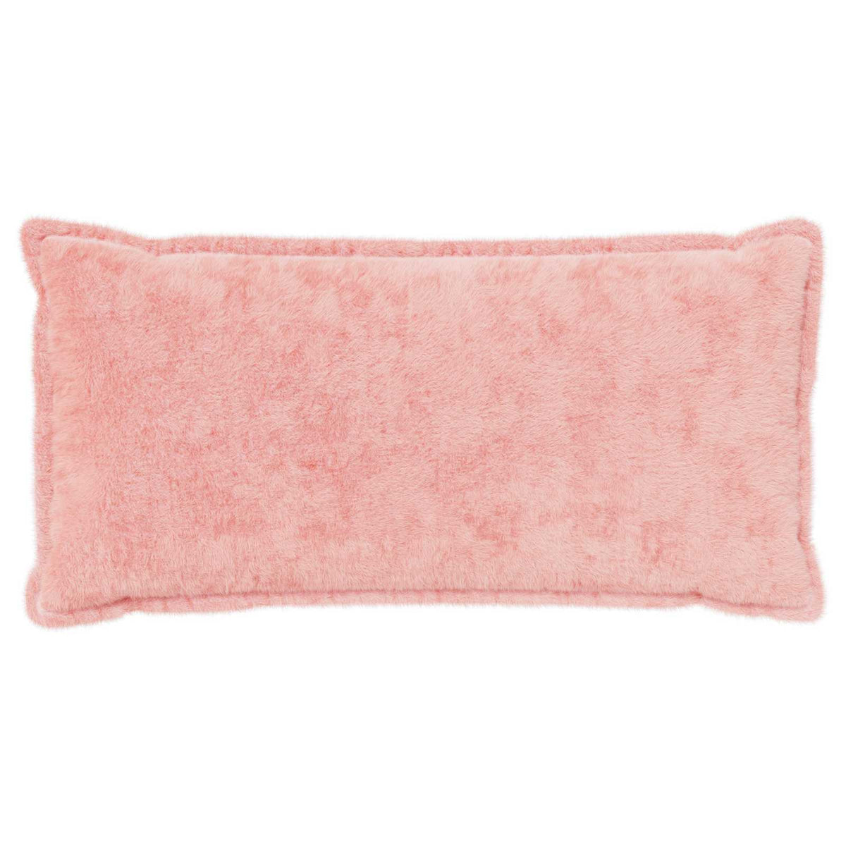 Cushion Cover 12 pcs HOUTEN Pink Faux Rabbit Fur
