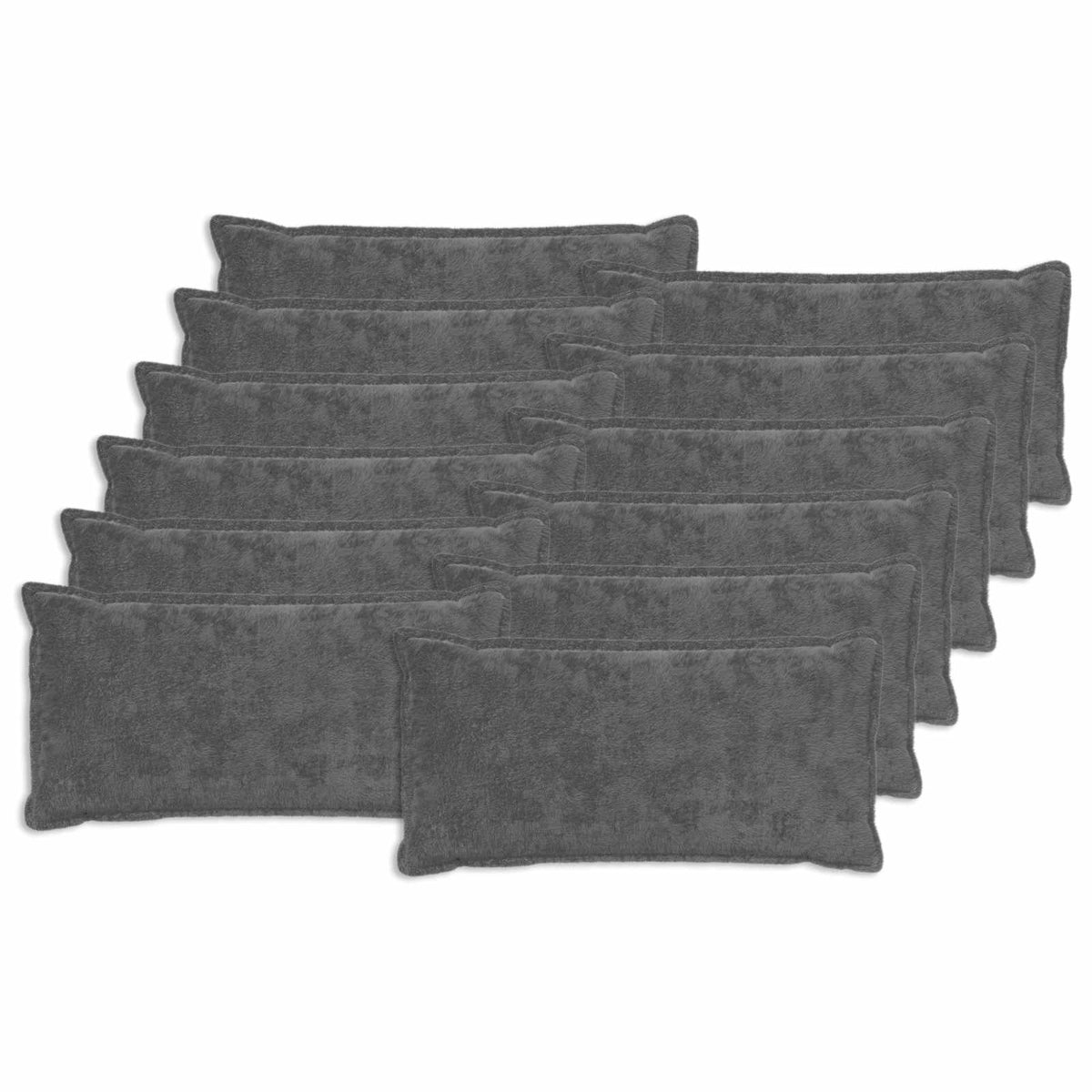 Cushion Cover 12 pcs HOUTEN Dark Grey
