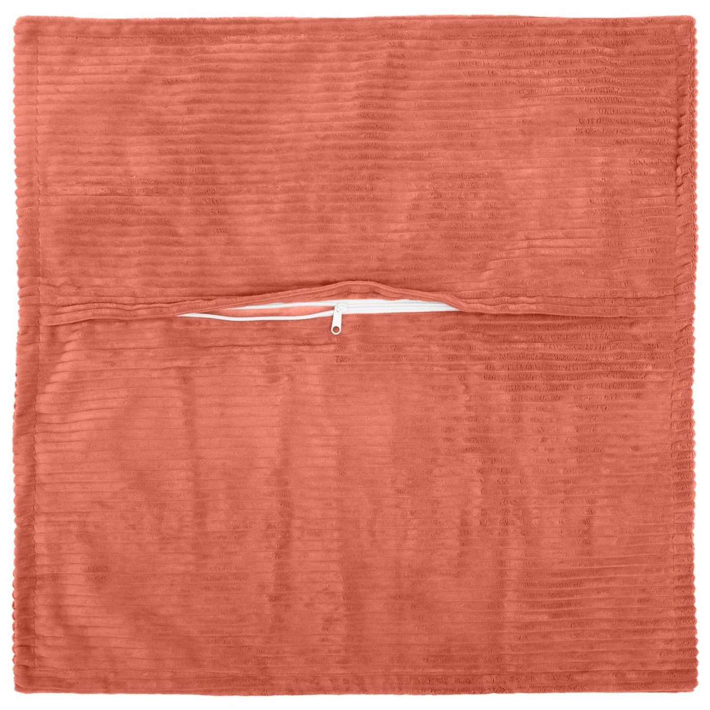 vidaXL Cushion Cover 12 pcs HOUTEN Red Orange 45 x 45 cm Corduroy 3