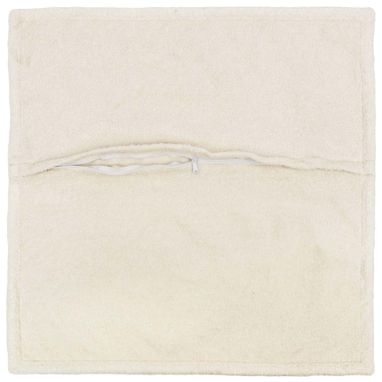 vidaXL Cushion Cover 12 pcs HOUTEN Cream 45 x 45 cm Bouclé 3