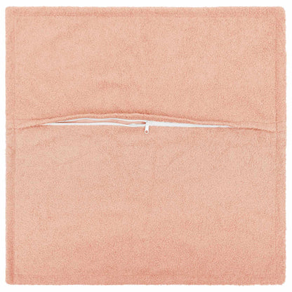 vidaXL Cushion Cover 12 pcs HOUTEN Pink 45 x 45 cm Bouclé 3