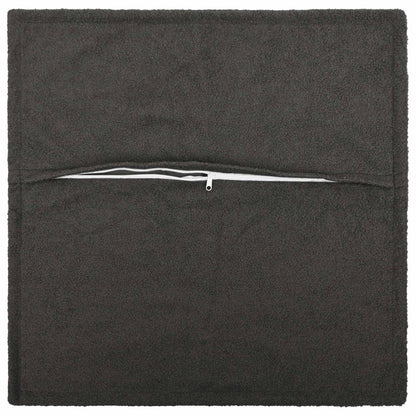 vidaXL Cushion Cover 12 pcs HOUTEN Dark Grey 45 x 45 cm Bouclé 3